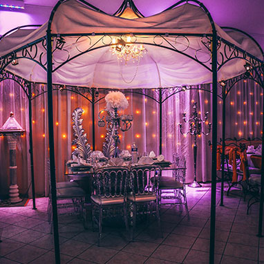 décoration salle de reception