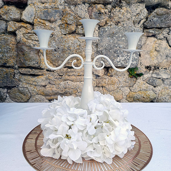 chandelier 3 banches mariage