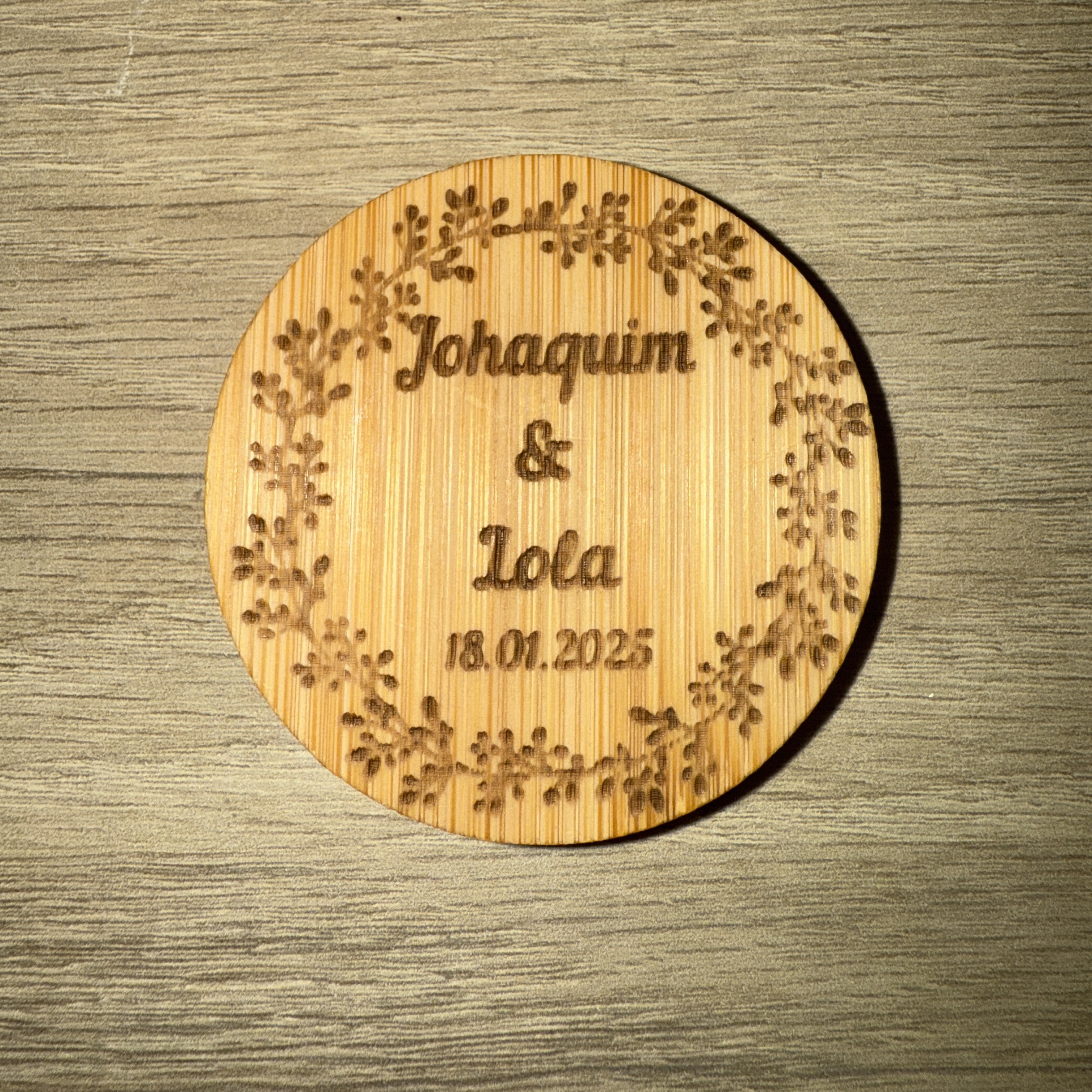 Décapsuleurs en bambou personnalisés