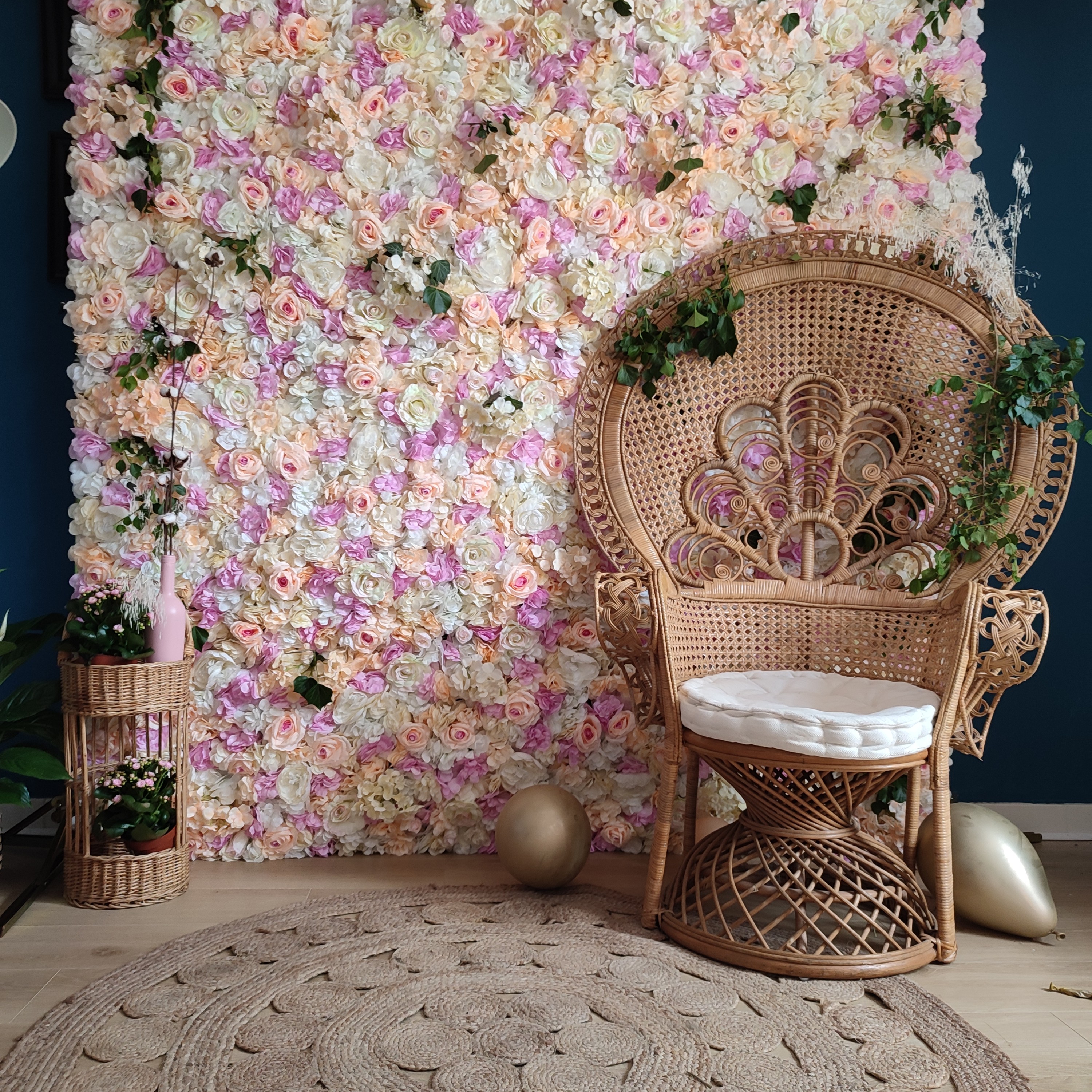 Fauteuil Emmanuelle en rotin